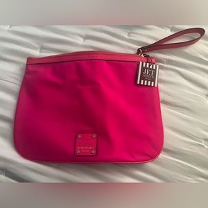 Henri Bendel Jetsetter Bikini Bag Neon Pink!  New!